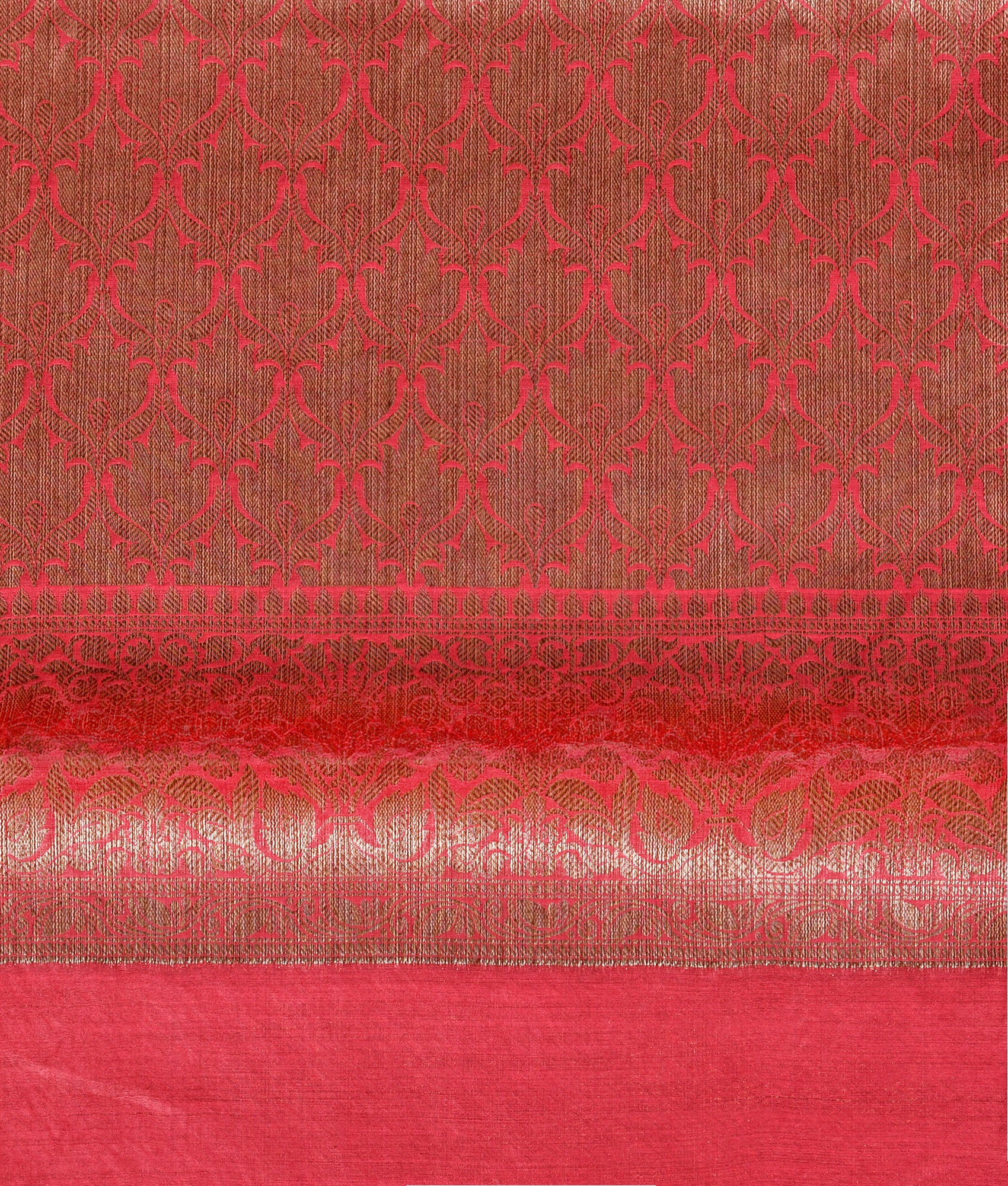 Red Silk Zari Festive Saree