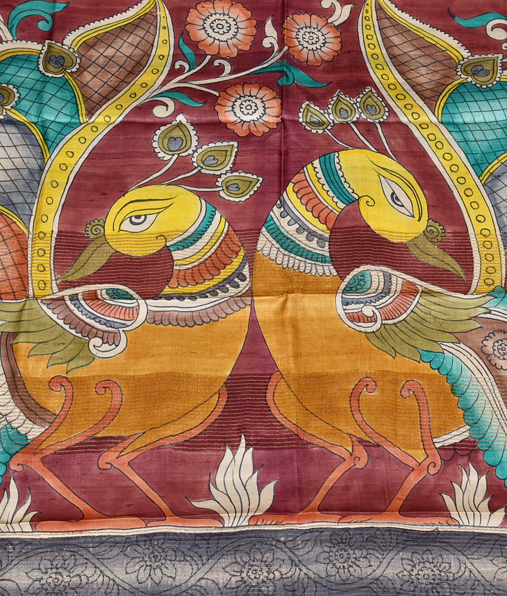 Handloom Silk Kalamkari Saree